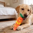 thumbnail image 6 of Eoozwa Easter Carrot Squeaky Dog Toy for Teeth Grinding and Boredom Relief, Durable Chew Toy with Noise Maker for Small Medium Dogs, 6 of 6