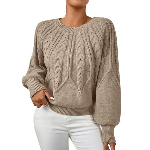 Crewneck Sweater For Women, Fall Winter Long Sleeve Loose Fit Warm Comfort Pullover Top For St Patricks Day Outfits,Size:M