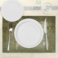 thumbnail image 3 of Ambesonne Map Place Mats Set of 4, Nostalgic World Map, Standard Size, Army Green, 3 of 6