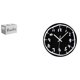 thumbnail image 1 of Organizador de almacenamiento de escritorio,Soporte para control remoto de TV de madera,Reloj de pared,Reloj de pared silencioso y decorativo que no hace tictac,Reloj moderno de 12 pulgadas, 1 of 8