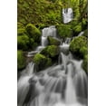 thumbnail image 2 of Mahan, Kathy 23x32 Black Ornate Wood Framed with Double Matting Museum Art Print Titled - Waterfall I, 2 of 4