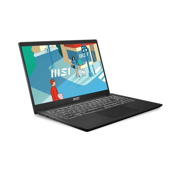 Laptop MSI Modern 15 Core I7 1355U 512GB SSD 16GB DDR4 15.6 pulgadas