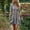 Black, variant on Dresses for Women V Neck Short Sleeve Plaid A-Line Midi Dress Preppy Vacation Beach Cotton Linen Dress Purple L