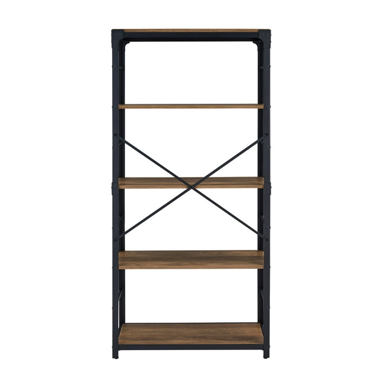 Free Shipping! Walker Edison Rustic Farmhouse 4-Shelf