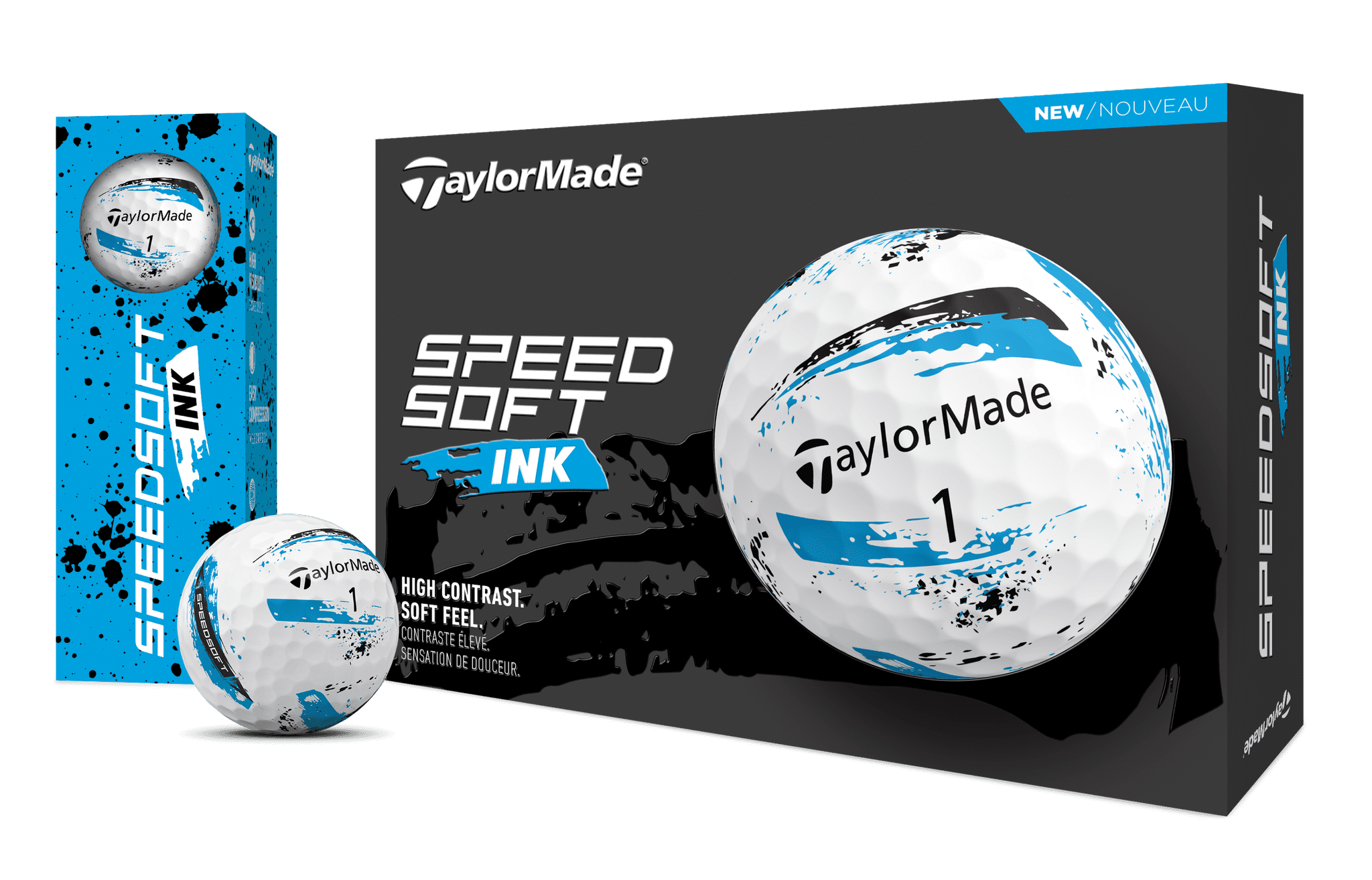 Amazon.com : TaylorMade Men's SpeedSoft Ink Golf Balls