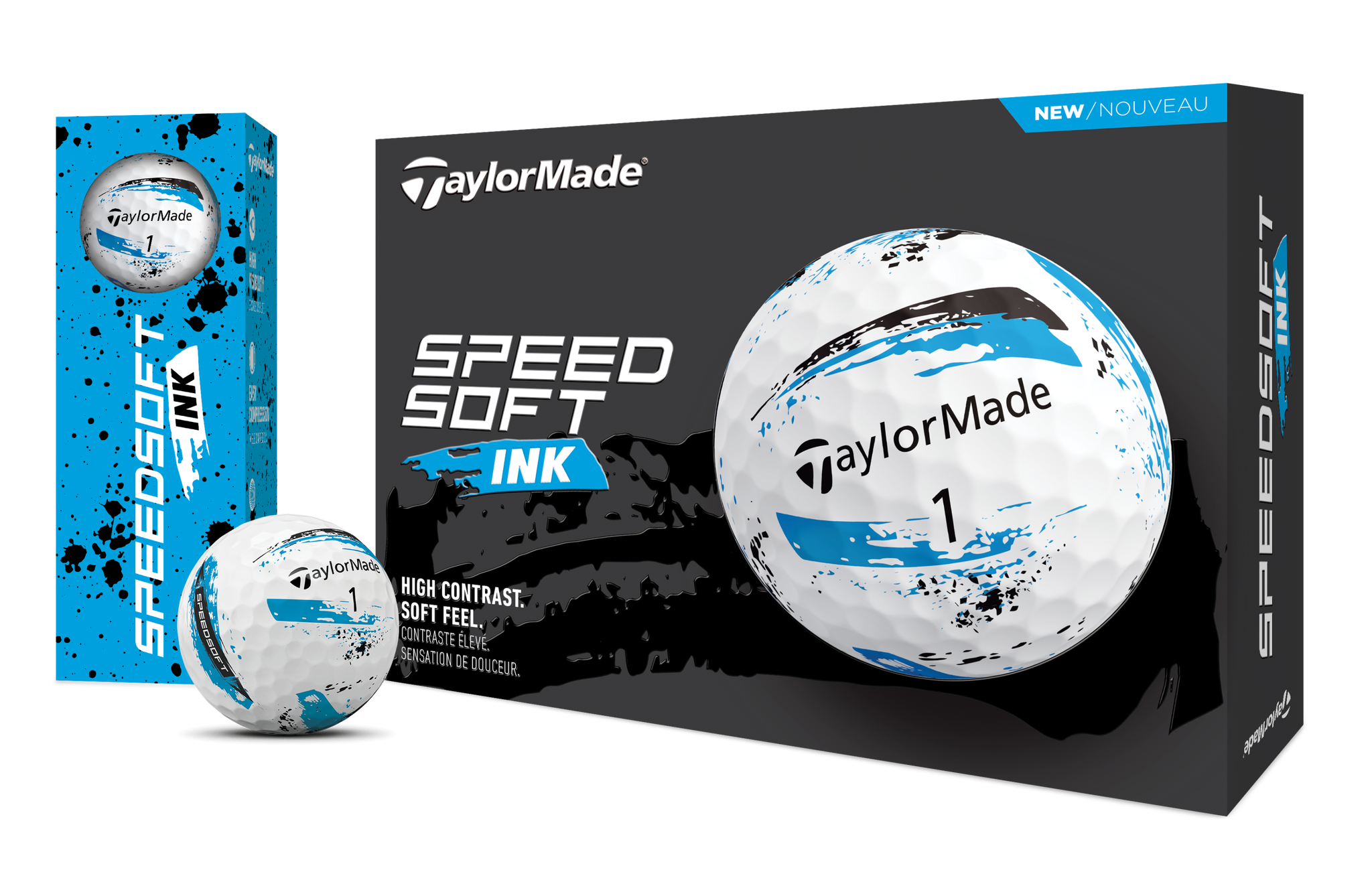 TaylorMade Speed Soft Golf Balls 12-Pack, Ink Blue photo 5