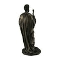 thumbnail image 3 of Veronese Design Hippocrates Greek Father of Medicine Holding Book & Staff Bronze Finish Statue, 3 of 3