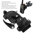 thumbnail image 4 of Radio Mount, Walkie Talkie Mount Black Fácil de Instalar Estable Portable Ajusticable Fuerte Durable Para Radios de dos, 4 of 7