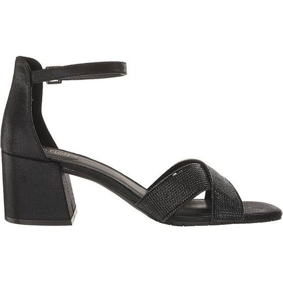 Kenneth Cole Reaction Women’s Mix X Band Dress Sandal, Black, 7