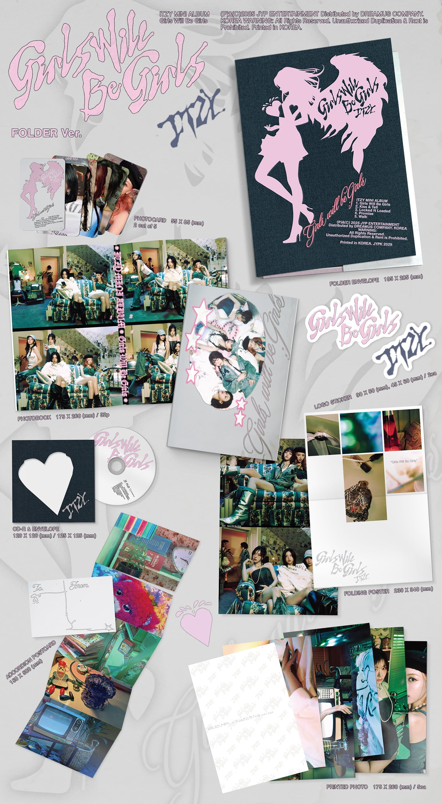 ITZY - Girls Will Be Girls (FOLDER Ver.) - CD - Walmart.com