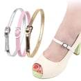 thumbnail image 6 of Mduoduo 1 Pair Detachable Shoe Heels Buckle Belt,Women's Removable Ankle Strap Pumps Decors,Elastic Band Shoe Buckle Belt Anti Slip Shoe Strings Belt for Heels,Gold, 6 of 13