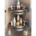 thumbnail image 1 of 3-tier Bathroom Corner Shelf Triangle Shower Caddy Wall Mounted Storage Rack For Toiletries And Soap, With No Drilling Required, 1 of 5