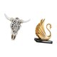 thumbnail image 5 of Figura De Cisne Con Cabeza De Toro Tribal Para Colgar En La Pared, Colección De Estatuas Decorativas, Esculturas Animales Modernas Para Decoración Del Hogar, La Oficina Y El Dormitorio., 5 of 8