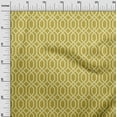 thumbnail image 3 of oneOone Polyester Spandex Yellow Fabric Geometrical Diy Clothing Quilting Fabric Print Fabric By Yard 56 Inch Wide, 3 of 4