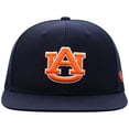 thumbnail image 2 of Men's Top of the World Navy Auburn Tigers Team Color Fitted Hat, 2 of 4