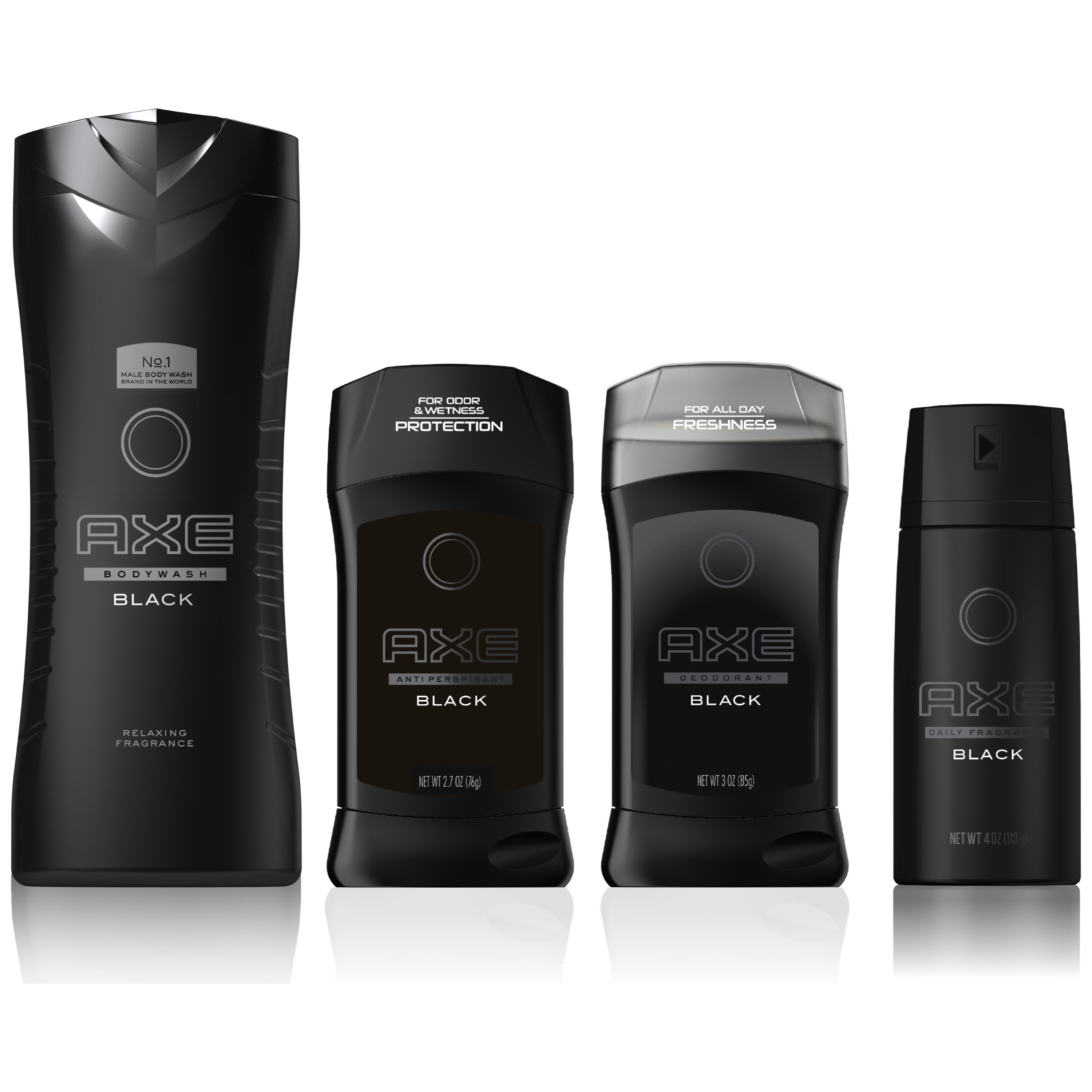 Axe ® For Men Regimen Gift Set Black Deodorant Stick Body Wash Spray