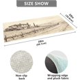 thumbnail image 3 of Coolnut Vintage Farm Bath Mat, Dry Quickly Non Slip Absorbent Bath Rug, Soft Living Room Bedroom Home Floor Mats, Bath Mats for Bathroom, Tub and Shower 20" x 39" Home Decor, 3 of 7
