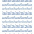 thumbnail image 2 of Ambesonne Wave Duvet Cover Sets, Abstract Sea Ocean Pattern, 2-Queen, Azure Blue White, 2 of 6