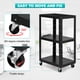thumbnail image 3 of Av Carro 26 Inch Altura 2-Layer Av Carro Media Carro con Power Strip cm de Alturaeavy- cm de Profundidaduty Av Car con 4 Móvil Casters y 2 Locking Brakes para Oficina y Schools, 3 of 7