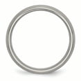 thumbnail image 2 of Titanium Grooved 6mm Brushed and Polished Band Size 12.5, 2 of 3