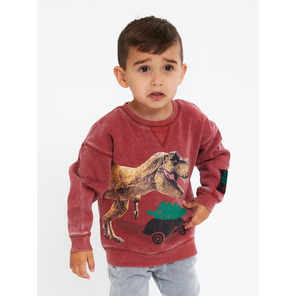 Jurrassic Park  Unissex Festive Crewneck Sweatshirt, 3T