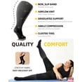thumbnail image 5 of Plus Size Compression Socks for Women Men 20-30 mmHg 2xl 3xl 4xl , Wide Calf High Tights Long SocksStockings Best Support for Circulation, Running, 5 of 6