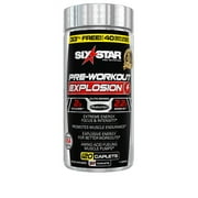 Elite Series Explosion Pre Workout Pills with L-Arginine, Nitric Oxide, Beta Alanine, and Energy, 120 Count