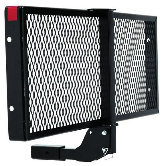 Pro Series Hitch Trailer Hitch Cargo Carrier 6502 Mounts In 2 Inch Receiver; 500 Pound Weight Capacity; 48 X 20 Inch; Mesh Rack; Folding