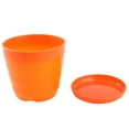 thumbnail image 3 of Unique Bargains Household Plastic Plant Flower Vegetable Holder Pot Orange for Christmas 2 Pack, 3 of 3