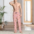 thumbnail image 2 of Logiee Donuts Print Pajama Pants for Men,Men’s Pajama Bottoms,Mens PJ Pants with Pockets & Button Fly-X-Large, 2 of 6