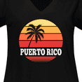 thumbnail image 4 of Inktastic Puerto Rico Vacation Cruise Women's Plus Size V-Neck T-Shirt, 4 of 5