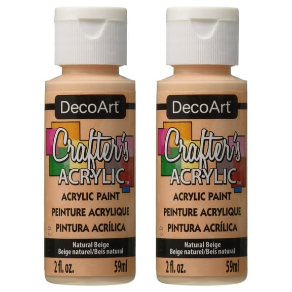 2-pack - DecoArt Crafter's Acrylic Paint, 2 oz, Flesh