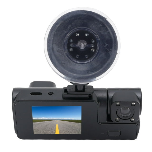 Grabadora Dashcam, Resolución De Imagen HD Cámara De Tablero Lente Frontal E Interior Batería De Litio De 150 MAh Gran Angular De 140 -170 Para Grabación En Unidad