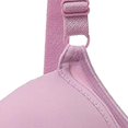 thumbnail image 4 of SHOPESSA Women's No Rims Comfortable Sexy Three Breasted Adjust Solid Color Braon Clearance, 4 of 4