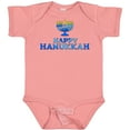 thumbnail image 3 of Inktastic Happy Hanukkah with Menorah Boys or Girls Baby Bodysuit, 3 of 5