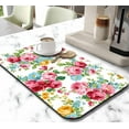 thumbnail image 5 of Dish Drying Mat for Kitchen Counter 20x12in Washable Quick Dish Drying Pad Rubber Backed Absorbent Draining Mat Fit Kitchen Counter,Bar,Under Sink,Dishes,Utensils,Dish Rack, 5 of 5