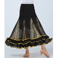 thumbnail image 2 of Waltz American Smooth Style Ballroom Practice Dance Team Ruffle Skirts Drama, 2 of 4