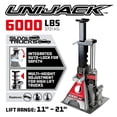 thumbnail image 2 of Gato para auto Powerbuilt de 3 toneladas, capacidad de 2720 kg, uso rudo, 2 of 9