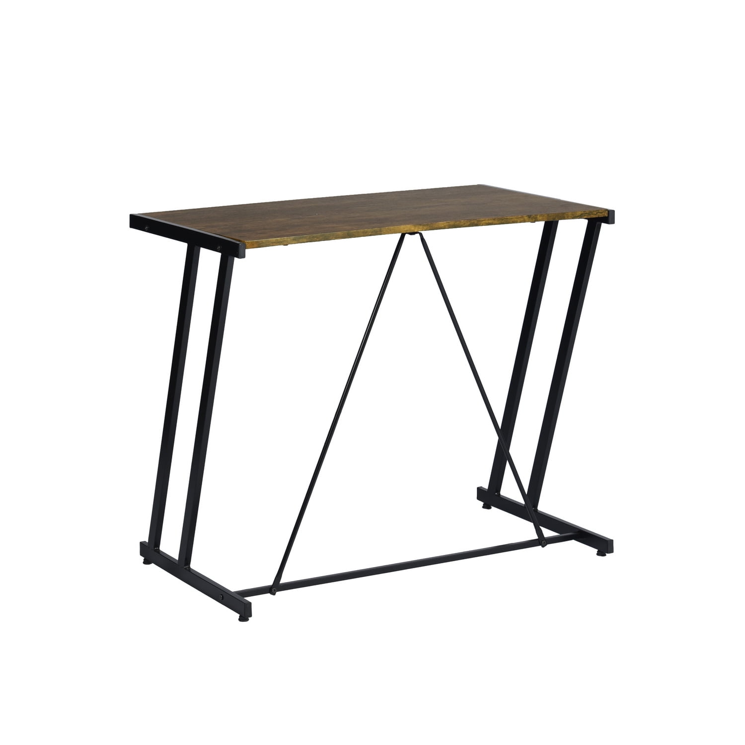 Kepooman Computer Desk Home Office Desk, Industrial Desk Study Writing Table PC Gaming Desk for Home Office Workstation Bedroom, Walnut Color Kepooman Computer Desk Home Office Desk, Industrial Desk Study Writing Table PC Gaming Desk for Home Office Workstation Bedroom, Walnut Color
