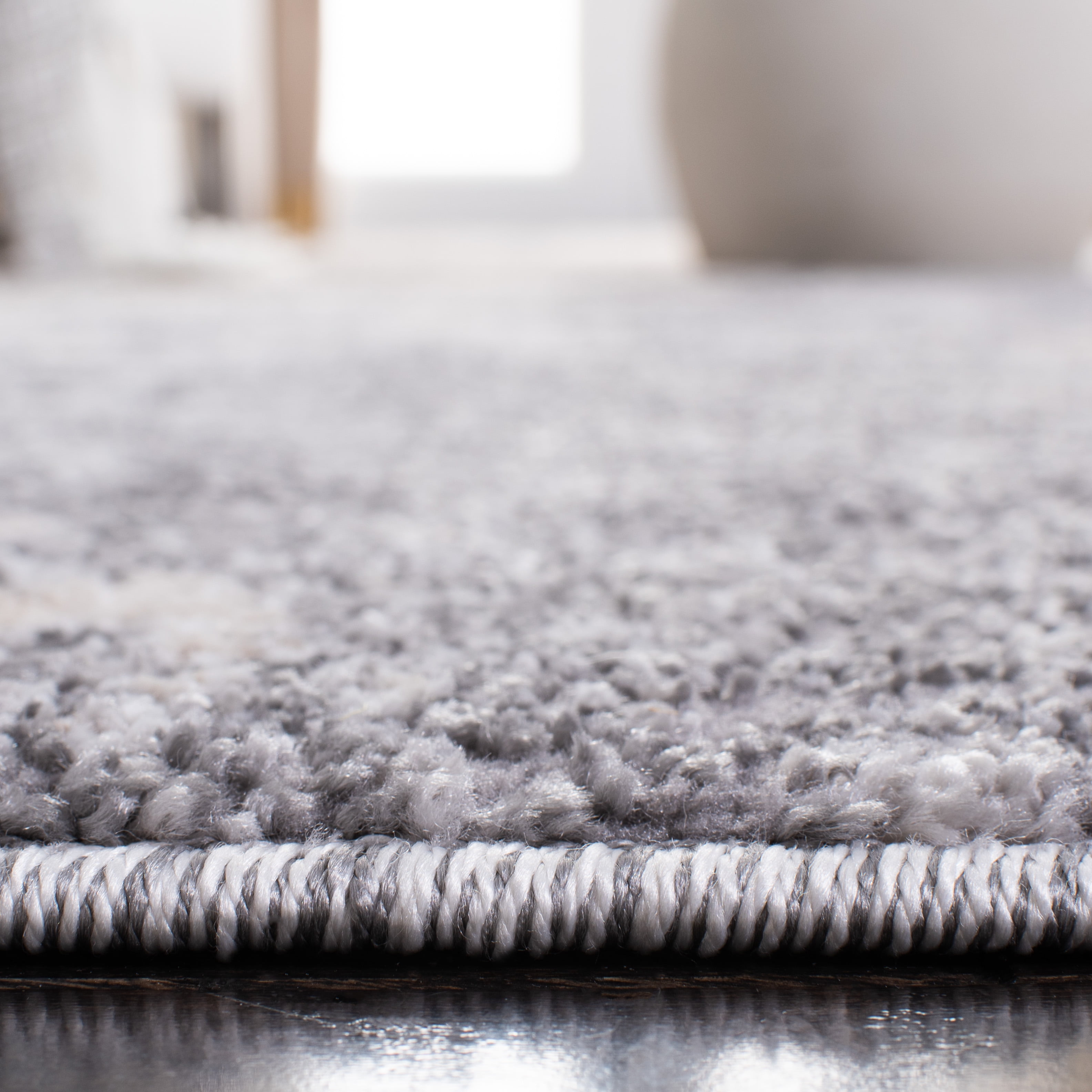 SAFAVIEH Aston Calanthia Abstract Runner Rug, Light Gray/Gray, 2' x 15'