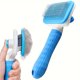 thumbnail image 2 of Cepillo de limpieza automática para perros y gatos Aguja curvada para eliminar el pelo muerto y masajear Fácil de limpiar Diseño duradero, 2 of 2