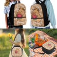thumbnail image 2 of Binienty Capybara Bookbag For Girls With Lunch Box and Pencil Case Set Kids School Backpack with Front Compartment Zipper Pencil Pouch 17 Inch School Bag Thermal Box, 2 of 7