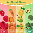 thumbnail image 3 of Plush Toy– Cute & Huggable Mini Stuffed Fruit Look Key Ring for Backpacks & Gifts, 3 of 8