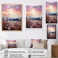 thumbnail image 4 of Designart "Meadow Twilight painting" Floral Floater Framed Canvas Print, 4 of 7