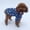 Blue, variant on kladzum Dog Clothes Pet Clothes Fall and Winter Models and Fleece Sweater for Small Dogs Warm Dog Winter Coat Dogs Costume Jacket