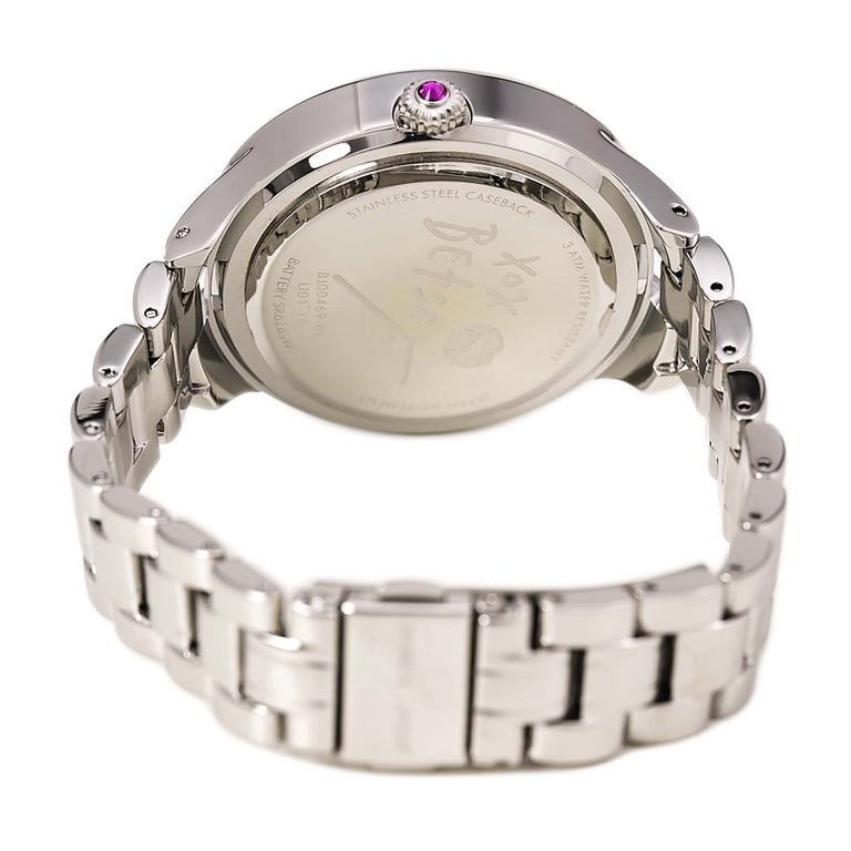 Betsey Johnson Watch MOP Flower Pop with Crystals BJ00469-01 Case, Links $135 BJ00469-01 Women main image 2