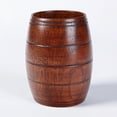 thumbnail image 4 of Fiocias 5 Pack of Handmade Wood Beer Mug, Eco-Friendly Natural Solid Wooden Cup Handmade, 4 of 9
