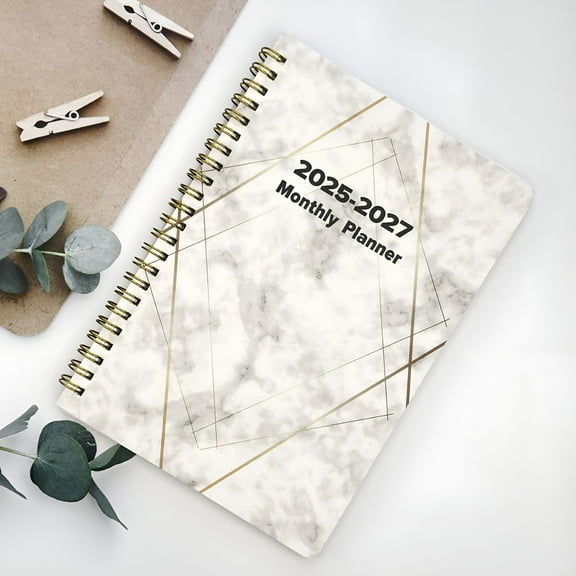 CCOCC 2025-2027 Monthly Planner: 2 Year Academic Calendar Book from Jul 2025 - Jun 2027,Spiral Bound with Monthly Tabs,Large 8.5''x11'' Size,Back Pocket for Work,Family & School Organization
