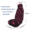 thumbnail image 4 of Sikiie Vintage Psychedelic Car Seat Protector 2 Pack Car Seat Cushion Mat, Car Seat Covers for SUV, Truck, Van, 4 of 7