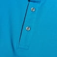 thumbnail image 5 of IROINNID Savings Button Down Shirts for Men Summer Soft Short Sleeve Buttons Solid Color Blouse T-shirt Tops,Light blue, 5 of 6